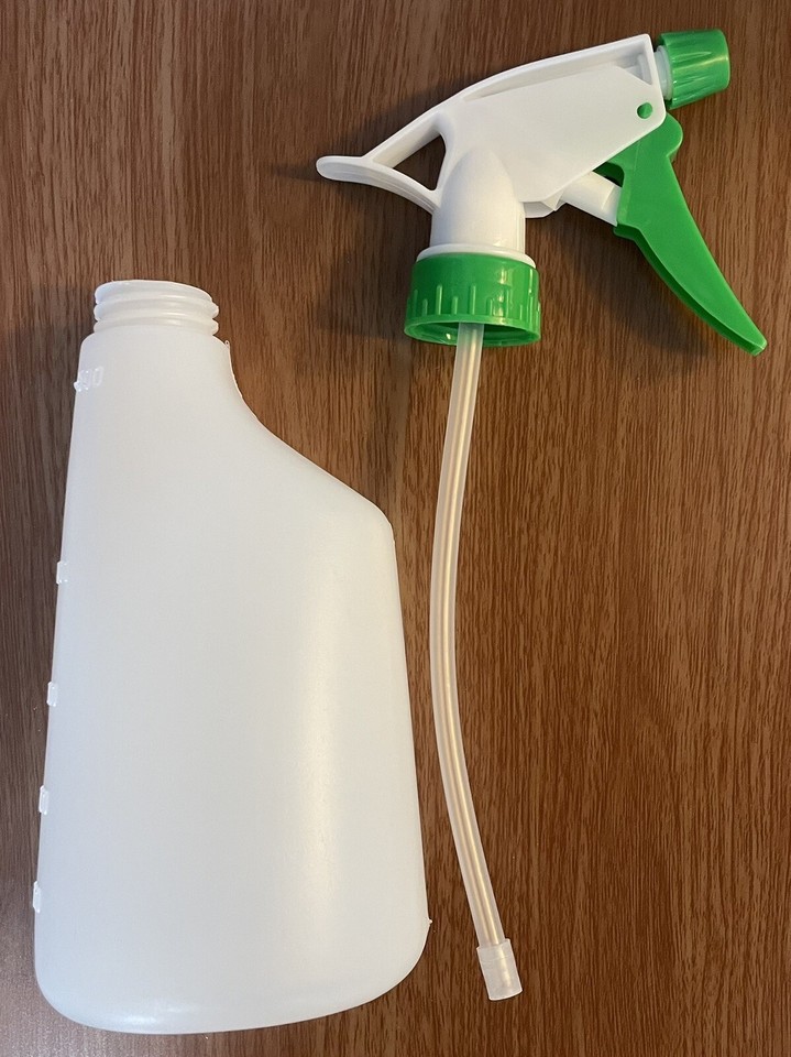 2x EMPTY TRIGGER WATER SPRAY PLASTIC BOTTLE PLANTS, FLOWERS, BARBER ...