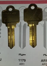 Almet / Arrow 1179, AR1, Vintage Key Blanks. 2 Keys Included.