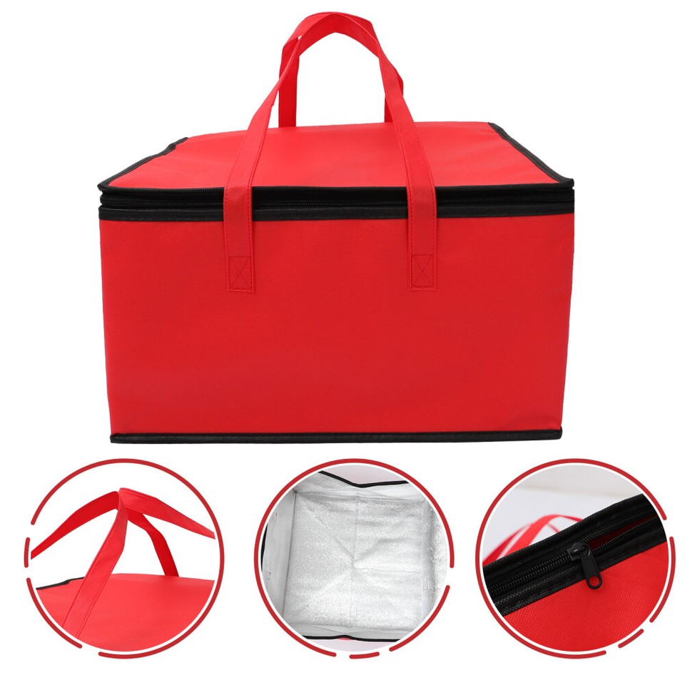 Insulated Bags Food Delivery Pizza Delivery Bag Reusable Grocery Bags eBay