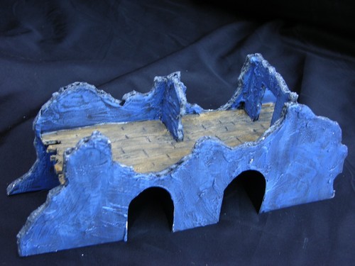 WARHAMMER SCENERY , SCRATCH BUILT RUIN, PAINTED - Picture 2 of 6