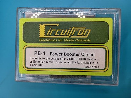 CIRCUITRON ELECTRONICS PARA MODEL RAILROADS PB-1 POWER BOOSTER CIRUIT 800-5603 | Zustand: New
