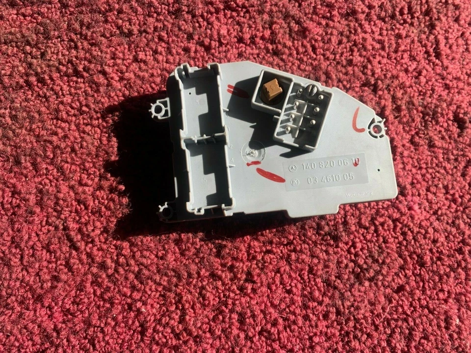 PANEL INTERRUPTOR DE CONTROL ASIENTO PASO DELANTERO DERECHO MERCEDES BENZ S43 S500 S600 OEM 94-99 Foto 4 de 4