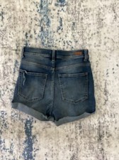 Sneak peek Jeans Shorts Women's Size Medium M Blue High Rise Denim 6309