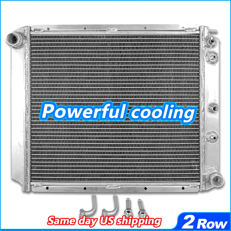 Aluminum Radiator Fits Volvo 240 242 244 245 264 740 745 760 780 940 DL GLE - Image 4 of 4