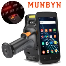 MUNBYN Android Barcode Scanner Zebra 2D Mobile Computer Bluetooth Wi-Fi 4G NFC
