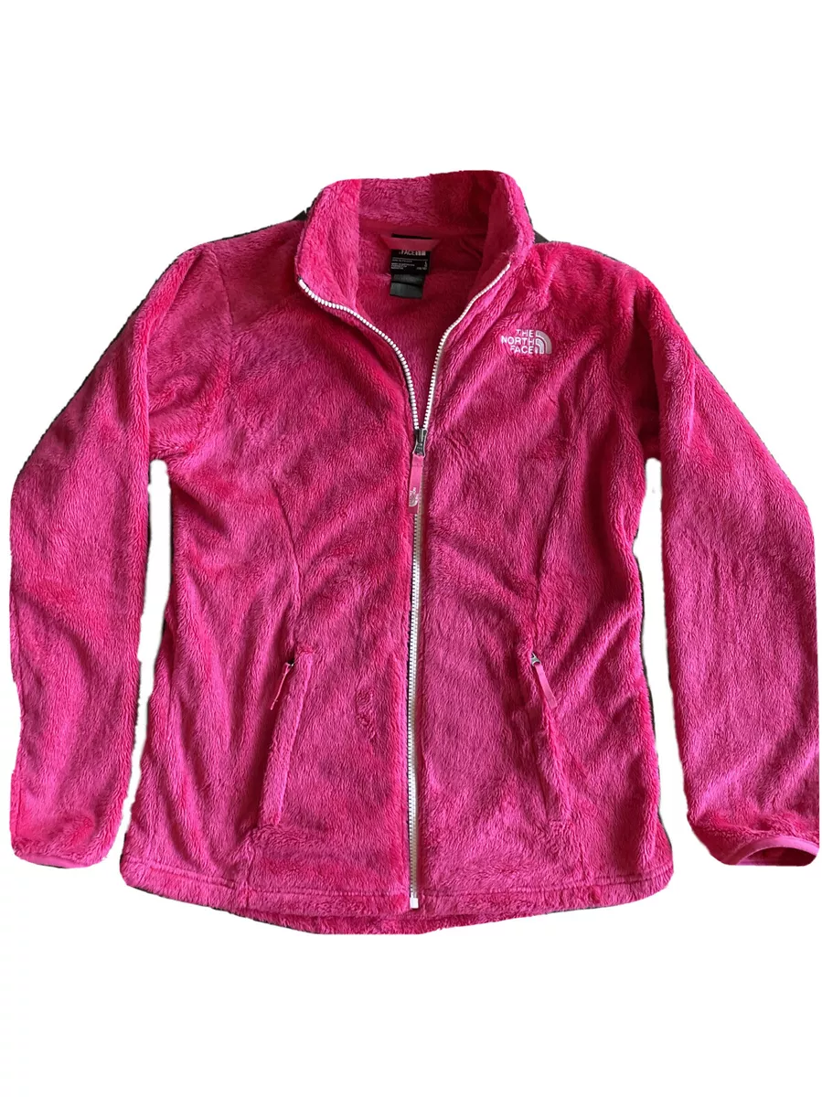 Hot pink top north face fleece