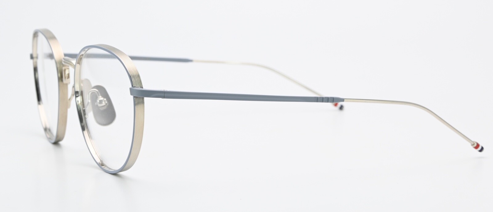 Thom Browne Glasses Frame Tbx119 A 01 SLV Gry Matt Grey Silver Panto Light Japan