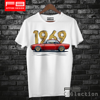 T-Shirt Lancia Fulvia HF 1969 Lancia Rally Car History Rally Legend Epoca ASI