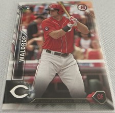 2016 Bowman Baseball Kyle Waldrop Cincinnati Reds rookie card #139