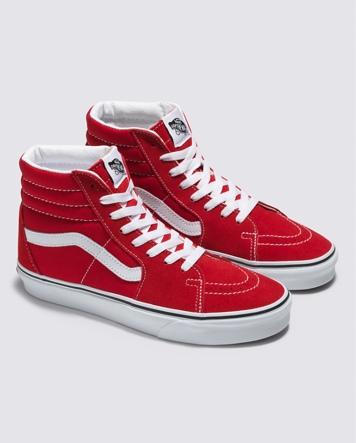 Vans SK8 HI Men's Women's Red VN0A4BV6JV6 Canvas High Top Vans SK8 HI Men's Women's Red VN0A4BV6JV6 Canvas High Top