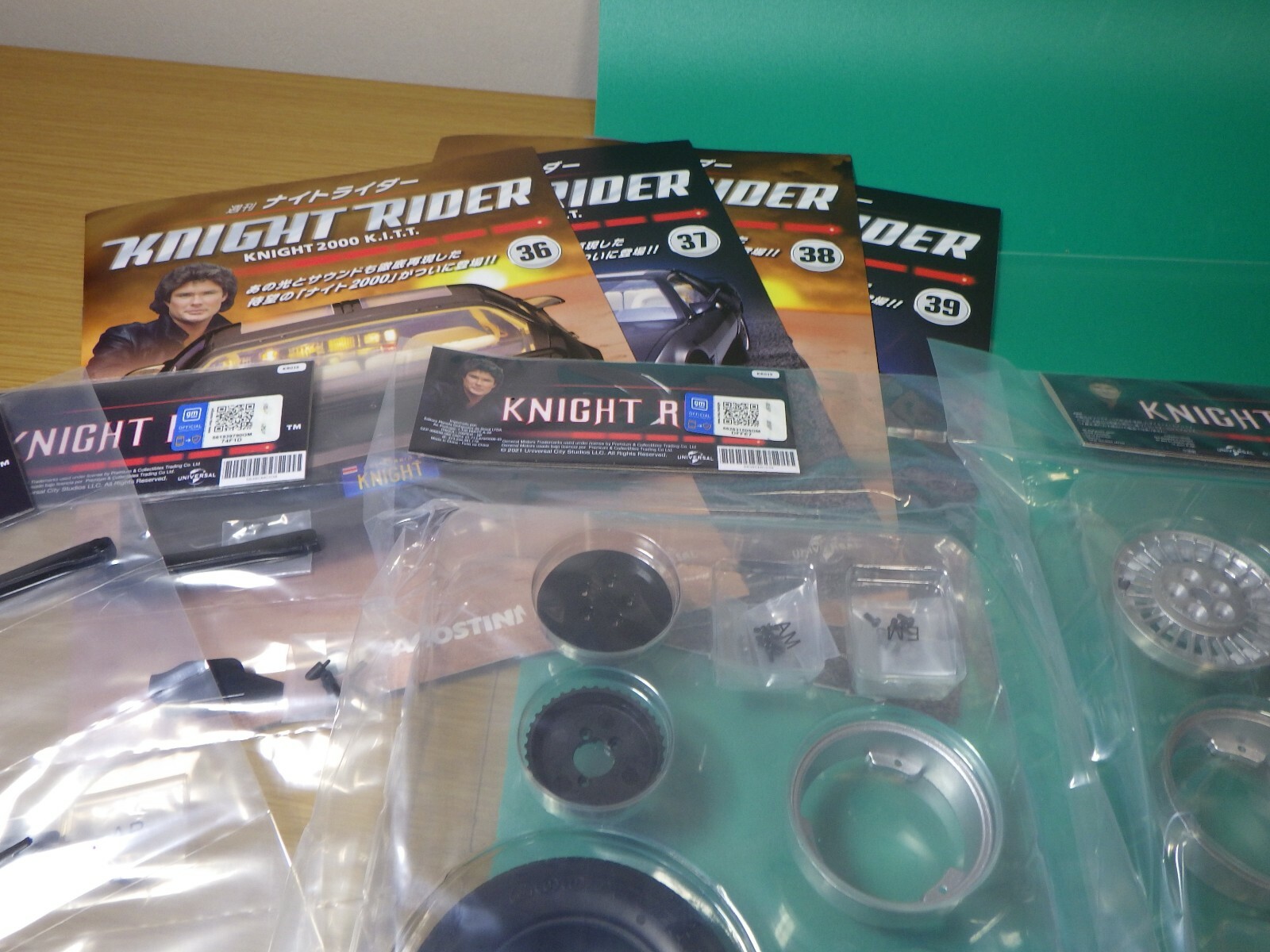 Weekly Knight Rider Diagostini 36 37 38 39 Set First Issue 1 8 Scale 週刊 ナイトライダー Ebay