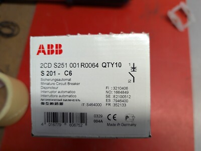 Sicherungen/Leitungsschutzschalter Abb C4A