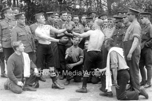 Xvb-94 WWI, Army Service Corps, 41st Division, Boxing, Frensham Camp. Photo - Picture 1 of 1