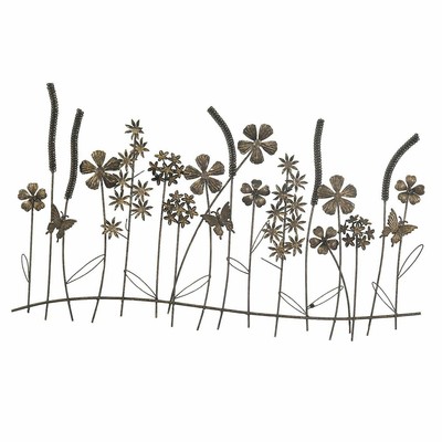 Dunelm Secret Garden Wall Art Metal Flowers Floral Rustic Country | eBay