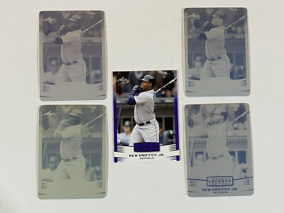 Griffey Jr 2016 Leaf FIVE ONE OF ONE 1/1 Black, Yellow, Magenta, Cyan, Reg.