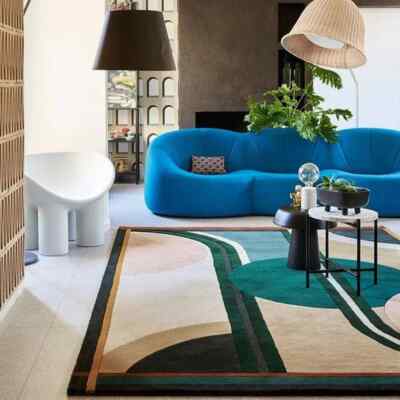 Handgeknüpfter Designer Teppich Carpet Modern Premium Luxus Handgetuftet Rug
