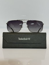NIB Timberland 9292 08R Silver Aviator Polarized Gradient Sunglasses 61mm