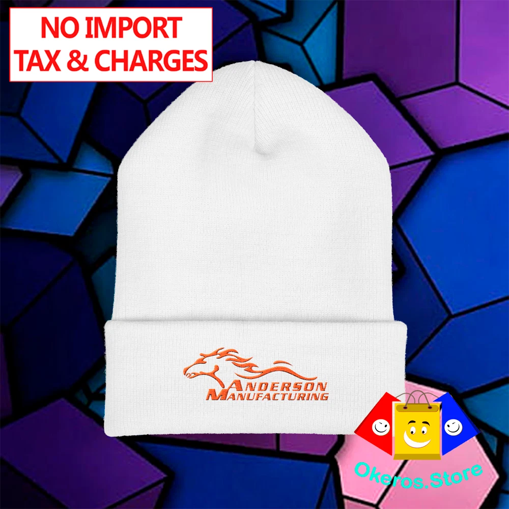 Anderson Manufacturing Guns Firearms Adult Winter White Classic Beanie Hat