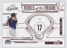 2005 Playoff Absolute Memorabilia Tools of the Trade Red Todd Helton HOF 9bp