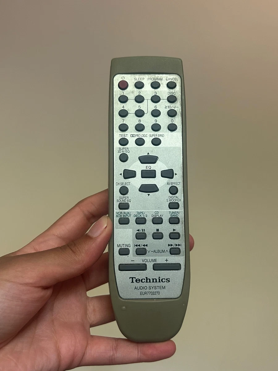 Technics EUR7702270 Sistema de Audio Control Remoto Original Daño Solar