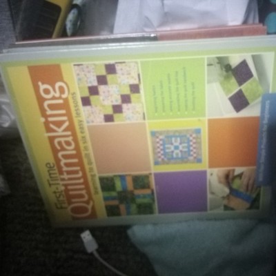 Vintage 2006 First-Time Quiltmaking Quilt Hardcover Book