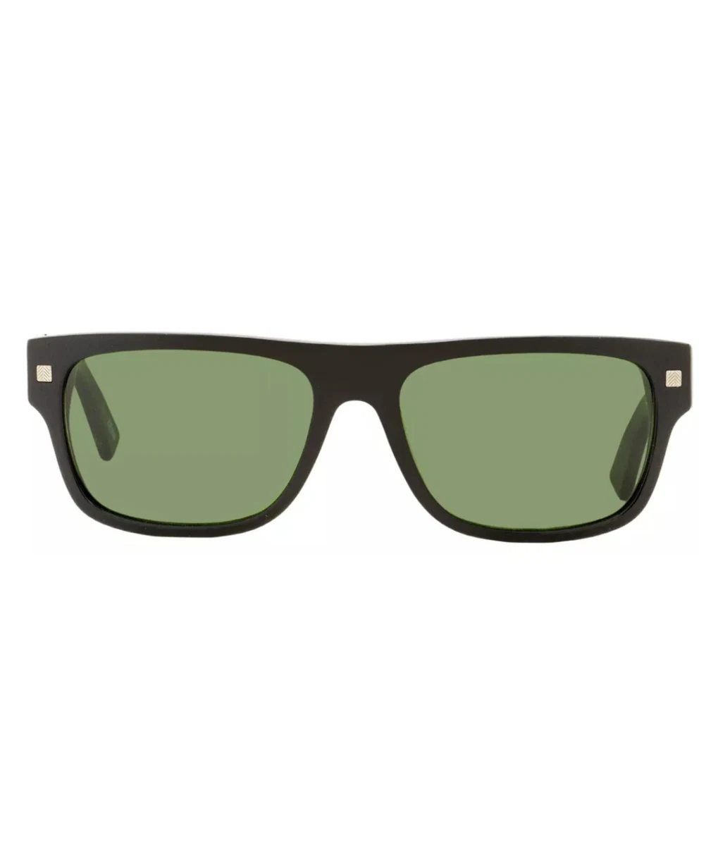 Black Frame Square Ermenegildo Zegna Sunglasses for Men for  display picture 1