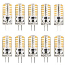 LED Bulbs 12V 3W 48 3014 SMD 20W Halogen Replacement 220 Lumens 10 Count Pack