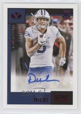 2021 Panini Chronicles Draft Picks Score Rookie Red 41/149 Dax Milne Auto 7iu