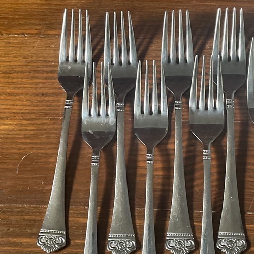 Vintage EKCO Classic Crest Stainless Steel Serving Utensils 39 Piece Lot - Picture 6 of 8