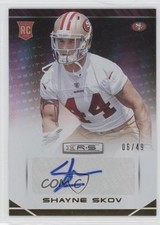 2014 Panini Rookies & Stars 6/49 Shayne Skov #183 Auto 0f8