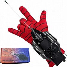 Spider Silk Launcher for Kids,Web Shooters- USB Type C Charging, Launch Distance