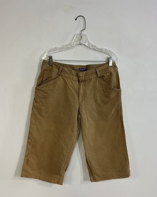 Ibex Cropped Capri Hiking Pants Jorts Organic Cotton Womens 10