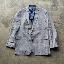 Lauren Ralph Lauren Slim Fit Blazer Blue White Glen Plaid Sport Coat Mens 42R