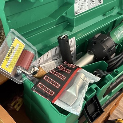 Leister TRIAC ST Electric Plastic Welder Kit with Accessories