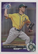 2017 Bowman Draft Chrome Purple Refractor 130/250 Daulton Jefferies #BDC-123 gf5