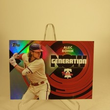 2022 Topps Series 1 Generation Now Alex Bohm #GN-23 Philadelphia Phillies