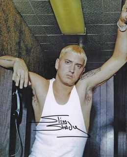 10x8 Photo Personally Autographed by Eminem COA