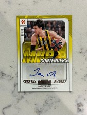 2025 PANINI CONTENDERSEUROLEAGUE JAN VESELY MVP AUTO /99 ISTANBUL 