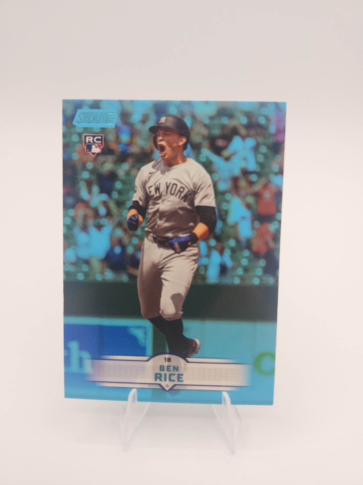 2025 Topps Stadium Club - Ben Rice #196 Light Blue Foil (RC)