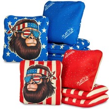 Competition Series Professional Cornhole Bags Set of 8 - Double Sided Slick a...