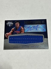 2015-16 Totally Certified Stanley Johnson 39/49 Rookie Patch Auto Pistons E1