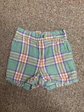 Janie and Jack Baby Boy Shorts Linen Cotton Size 6-12 Months