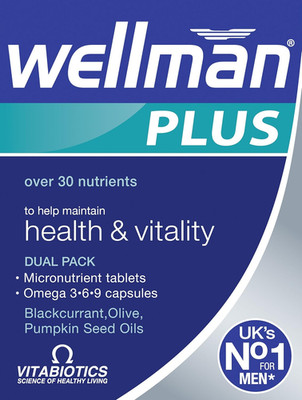 Ltd  Wellman Plus, 56 Tablets/Capsules