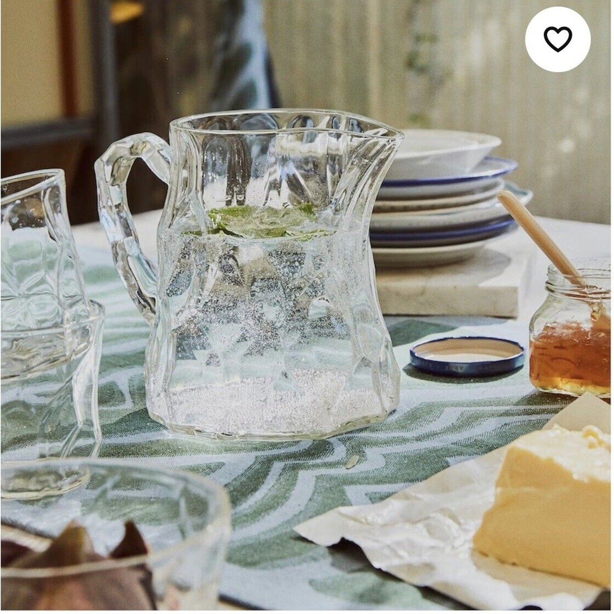 marimekko - 【IKEAxMarimekko】BASTUA ピッチャー IKEA Pitcher Bastua By Marimekko, Clear Glass, 51 oz, 6