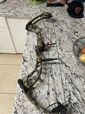 PSE X Force Omen Pro Series Compound Bow, Right Hand, Camo, 70lb Draw, 30in