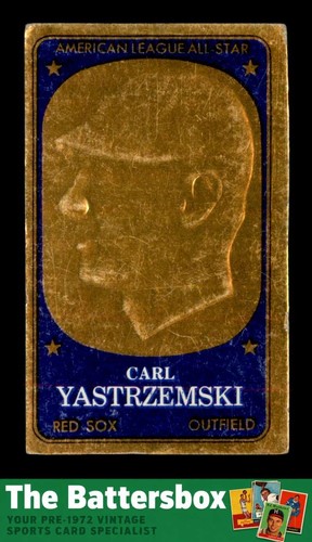 Carl Yastrzemski #1 1965 Topps Embossed card