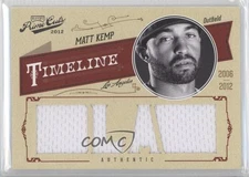 2012 Playoff Prime Cuts Timeline Custom City Materials /25 Matt Kemp #34