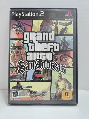 Grand Theft Auto: San Andreas - Sony PS2 2004 - Complete Map/Manual - Untested