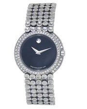 Movado Trembrili Museum Stainless Steel Swiss Quartz Ladies Watch 84-A1-1810