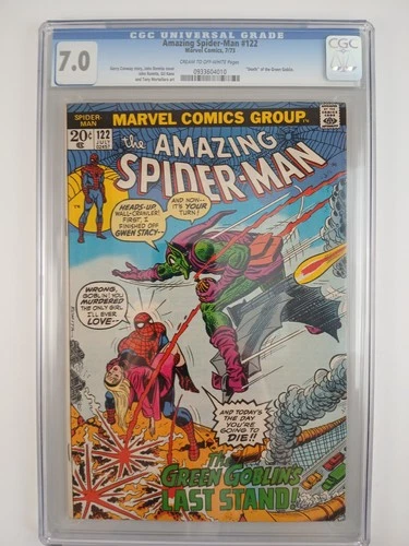 The Amazing Spider-Man #122 CGC 7.0 (Marvel 1973) Death of the Green Goblin